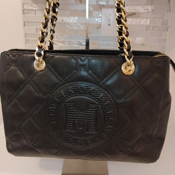 EUC MetroCity Quilted Caviar Leather Tote Bag with GHW - Picture 3 of 17